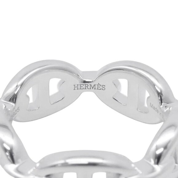 HERMES Chaine d'Ancre Ring Size PM/54/#14 SV925 - Picture 6 of 10